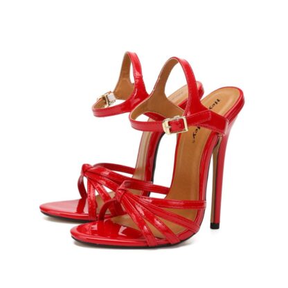 Sandales à Talons aiguilles rouge - Glamsens
