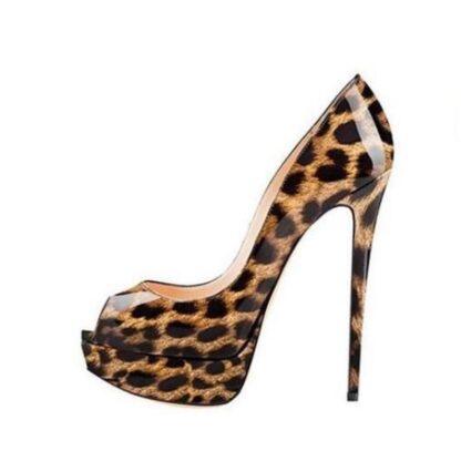 Escarpins Talons aiguilles Léopard - Glamsens