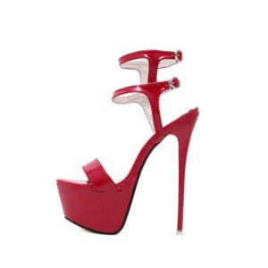Sandales Talons Aiguilles Rouge