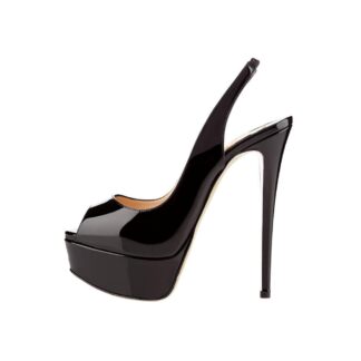 Escarpins Bout Ouvert Plateforme