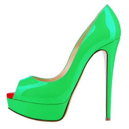 Escarpin-bout-ouvert-vert-glamsens