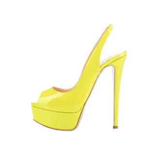 Escarpins ouverts jaune - Glamsens