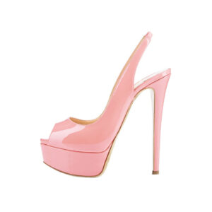 Escarpins Ouverts Rose Poudré - Glamsens