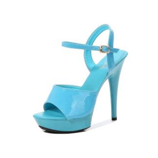 Chaussures Plateforme Bleu