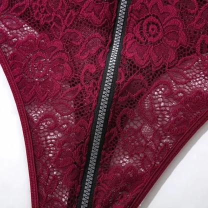 Body Femme dentelle Dark Purple – Image 4