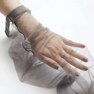 Collant Voile Gris clair Ultra fin et résistant