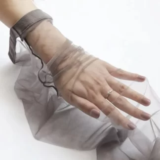 Collant Voile Gris clair Ultra fin et résistant