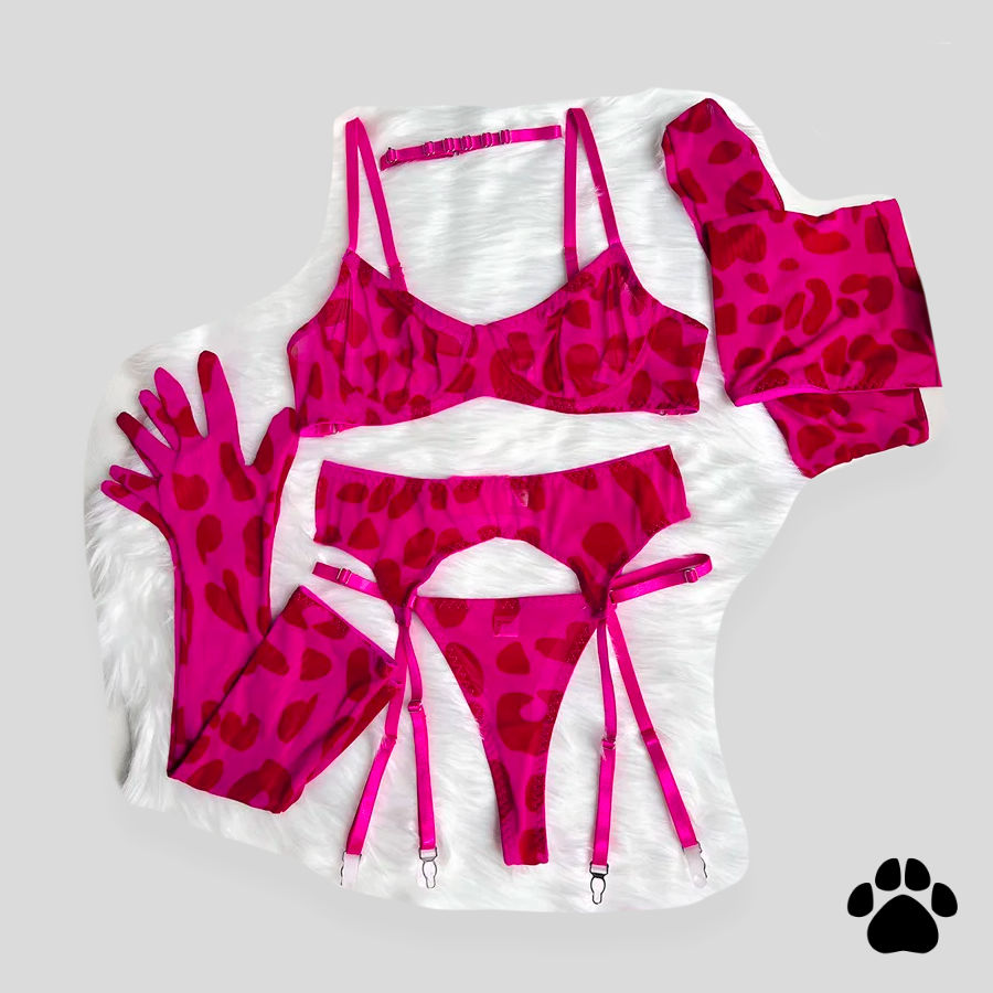 Ensemble-lingerie-coquine-leopard-5-pieces