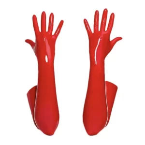 Gants longs Rouges Brillants & Sexy