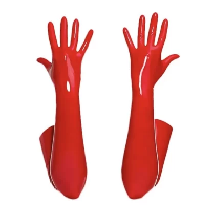 Gants longs Rouges Brillants & Sexy