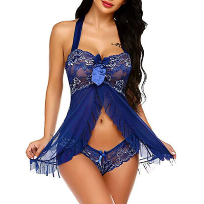 Chemise de nuit Bleue