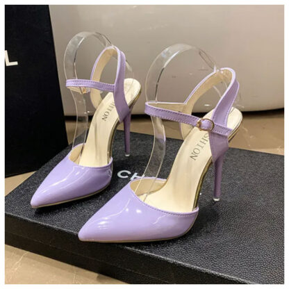 Sandales à Talons Lilas – Image 4