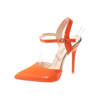 Escarpins Orange Éclatants pour Femme