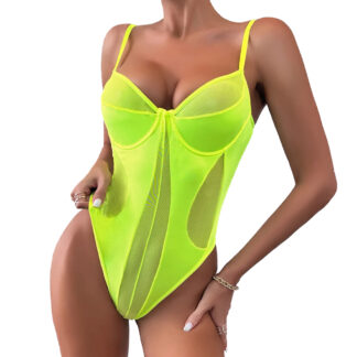 body semi transparent Vert Citron