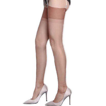 Bas Nylon cofee Transparent et Ultra fin