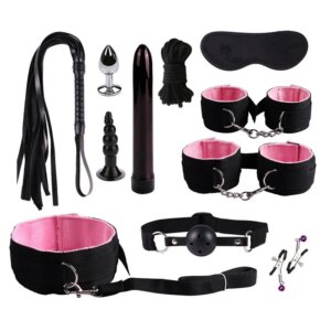 Accessoires BDSM Rose : 11 pièces