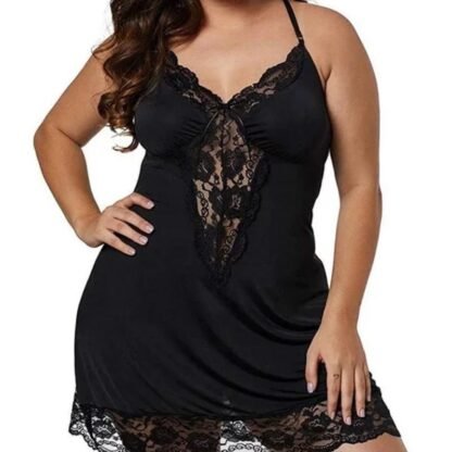 Lingerie Grande Taille Noire Glamsens