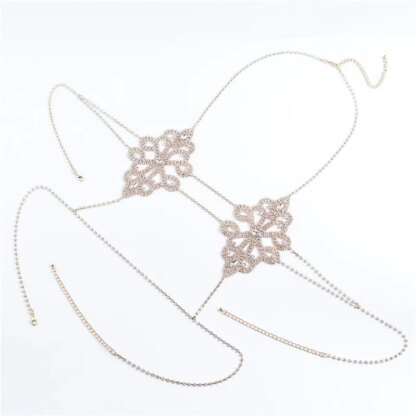 Soutien-gorge bijoux doré