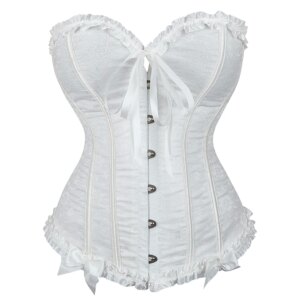Corset Femme Blanc Glamsens