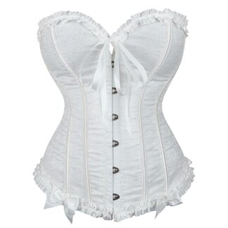 Corset Femme Blanc Glamsens