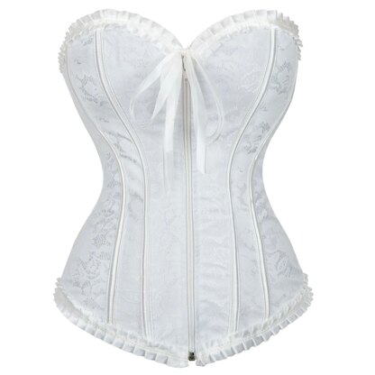 Bustier Corset Blanc Glamsens