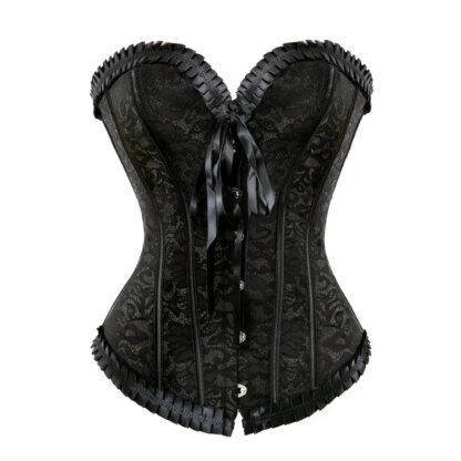 Corset Femme Noir Glamsens