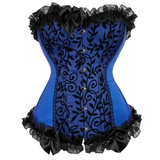 Corset Femme Bleu Roi