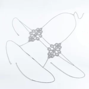 Soutien-gorge bijoux-Argent-glamsens