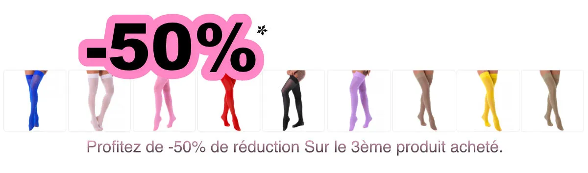 Bas Nylon Glamsens en 10 couleurs