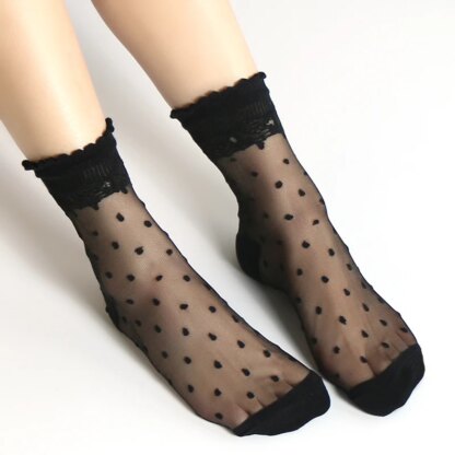 Chaussette transparente Femme