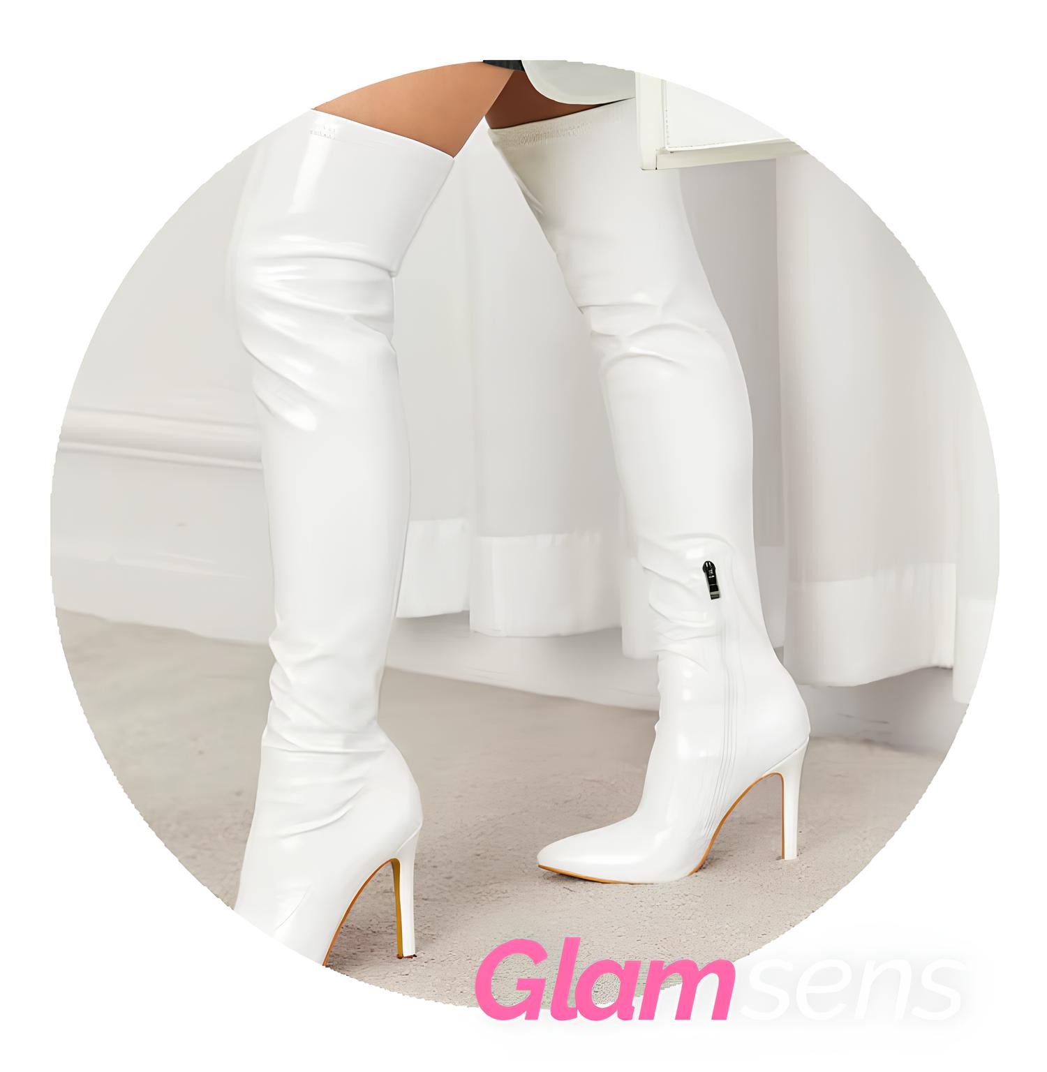 cuissardes Sexy Talon aiguille Glamsens - 5couleurs