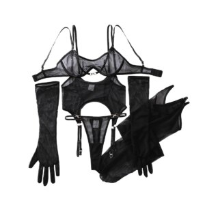 Ensemble Sexy bas et lingerie Ultra fin