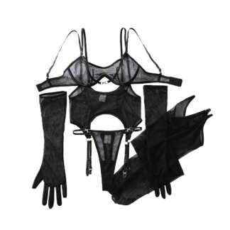 Ensemble Sexy bas et lingerie Ultra fin